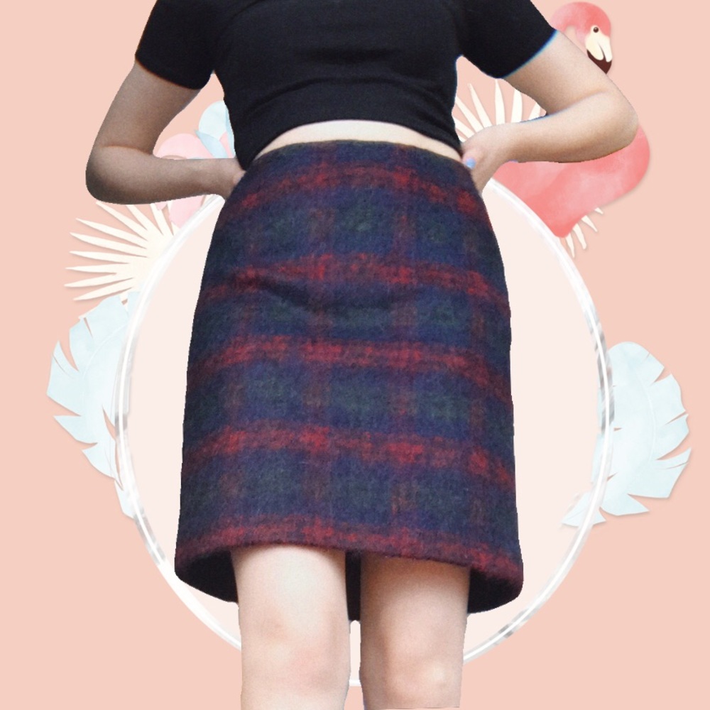 Talbots plaid skirt
